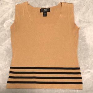 Metallic knit tank vintage